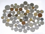 72 ASSORTED WORLD COINS