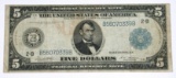 SERIES 1914 $5 FEDERAL RESERVE NOTE