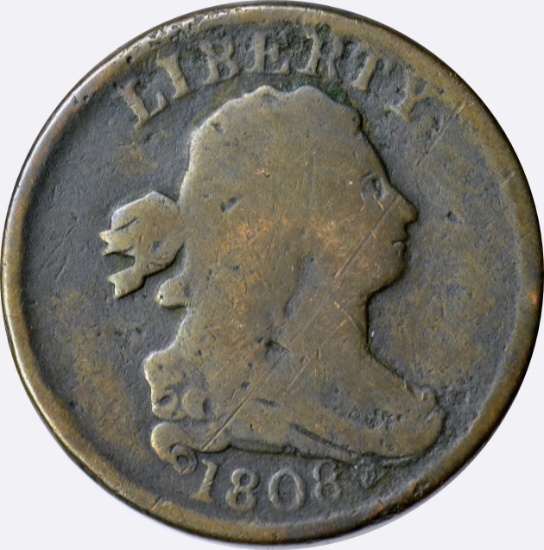 1808 HALF CENT