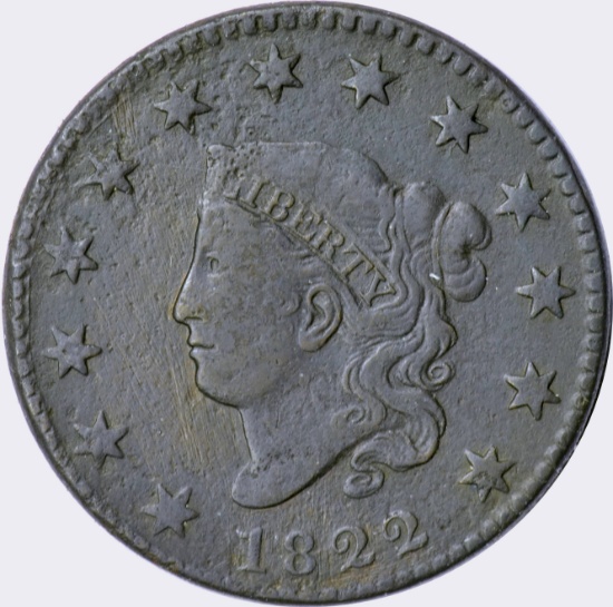 1822 LARGE CENT