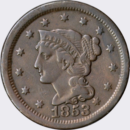 1853 LARGE CENT