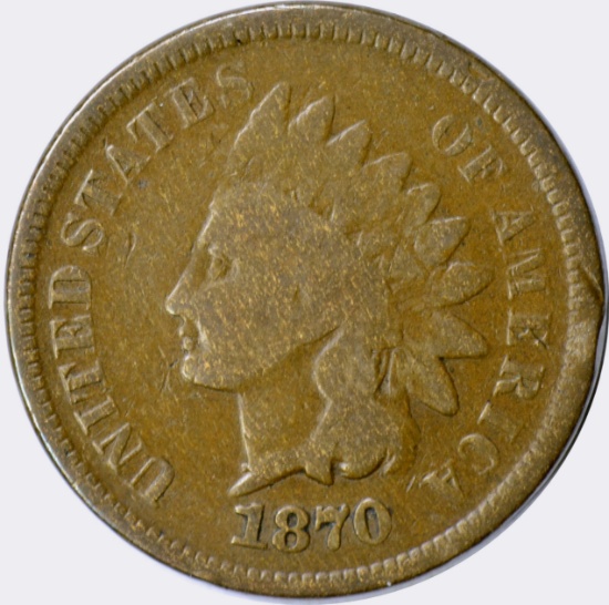 1870 INDIAN CENT