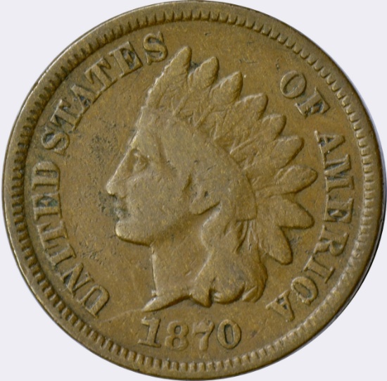 1870 INDIAN CENT