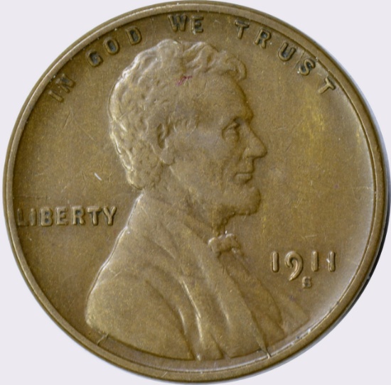 1911-S LINCOLN CENT