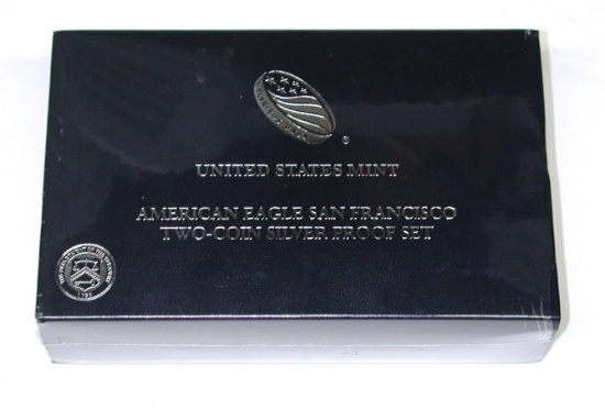2012 AMERICAN EAGLE SAN FRANCISCO TWO-COIN PROOF SET - SEALED