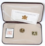 CANADA - 2001 150th ANNIVERSARY of THE 1st POSTAGE STAMP COIN & STAMP SET