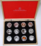 CANADA - 2013 O CANADA TWELVE (12) $10 COIN SET in WOOD BOX