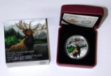 CANADA - 2015 $20 SILVER COIN - MAJESTIC ELK in BOX