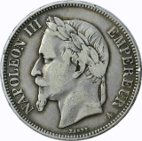 FRANCE - 1868 FIVE FRANCS