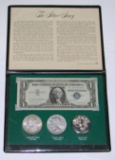 THE SILVER STORY - SILVER COIN, CURRENCY & GRANULES SET