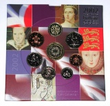 GREAT BRITAIN - 2002 BRILLIANT UNCIRCULATED COIN COLLECTION
