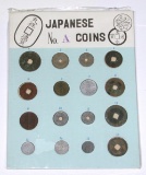 JAPAN - JAPANESE NO. A COIN SET - 16 COINS