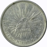 MEXICO - 1909 Mo ONE PESO