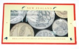 NEW ZEALAND - 1990 BRILLIANT UNCIRCULATED COIN COLLECTION