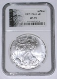 2007 SILVER EAGLE - NGC MS69