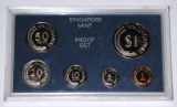 SINGAPORE - 1974 PROOF SET in HOLDER