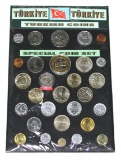 TURKEY - TURKISH COINS SPECIAL COIN SET - 29 COINS