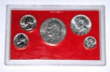 COIN SET with IKE DOLLAR, BICENTENNIAL QUARTER, and SILVER HALF, DIME & NICKEL