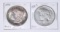 1890 MORGAN DOLLAR + 1934-S PEACE DOLLAR