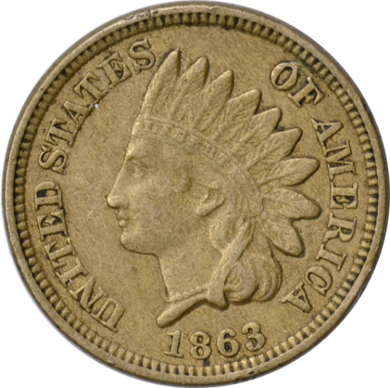 1863 INDIAN CENT