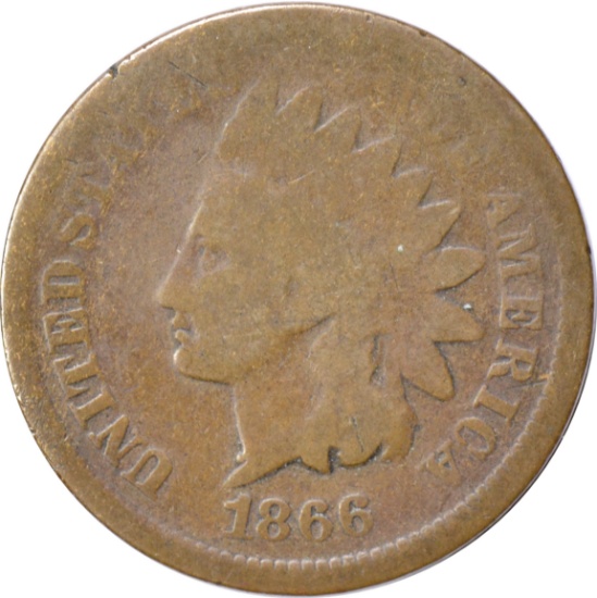 1866 INDIAN CENT