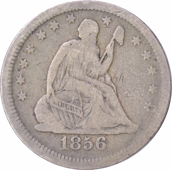 1856 SEATED LIBERTY QUARTER