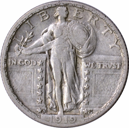 1919-S STANDING LIBERTY QUARTER