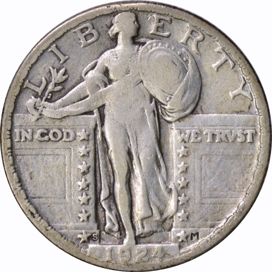 1924-S STANDING LIBERTY QUARTER