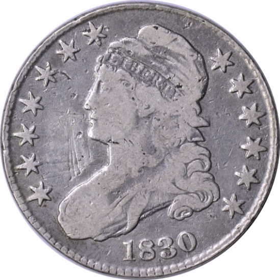 1830 BUST HALF