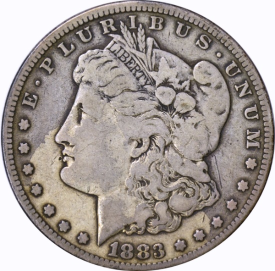 1883-CC MORGAN DOLLAR