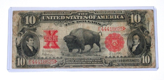 1901 $10 BISON NOTE