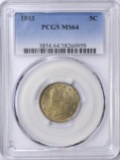 1893 LIBERTY NICKEL - PCGS MS64