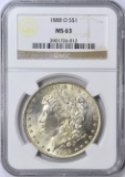 1888-O MORGAN DOLLAR - NGC MS63