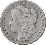 1891-CC MORGAN DOLLAR