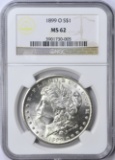 1899-O MORGAN DOLLAR - NGC MS62