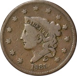 1835 HEAD of '36 LARGE CENT