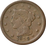 1849 LARGE CENT