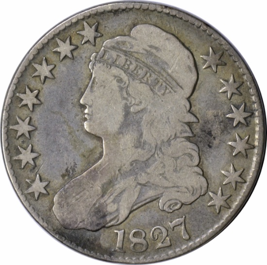 1827 CAPPED BUST HALF