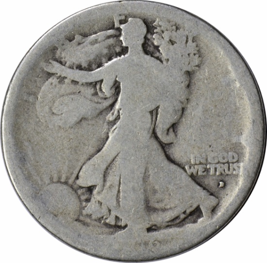 1916-D WALKING LIBERTY HALF