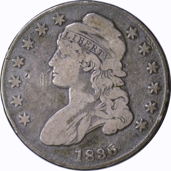 1836 CAPPED BUST HALF