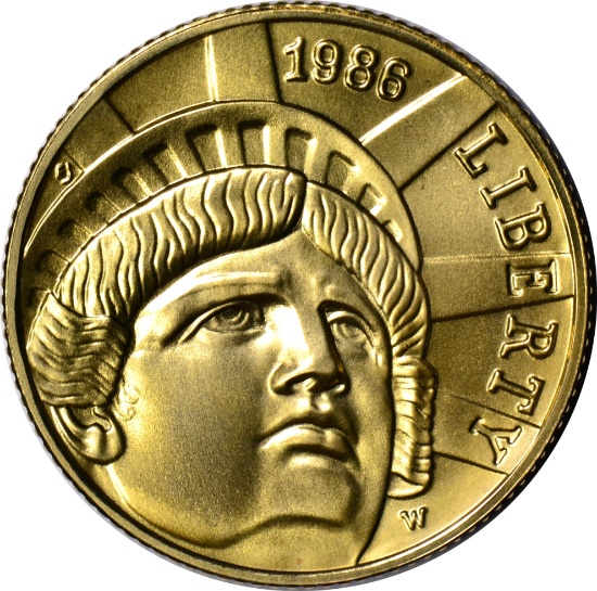 1988 LIBERTY $5 GOLD PIECE - UNCIRCULATED