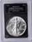 1986 UNCIRCULATED SILVER EAGLE in HOLDER