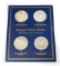 4-COIN MORGAN SILVER DOLLAR MINT MARK COLLECTION in HOLDER