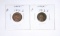 1912-S and 1913-S LINCOLN CENTS