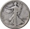 1917 WALKING LIBERTY HALF - VG