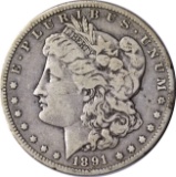 1891-CC MORGAN DOLLAR