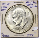 1973-S SILVER UNCIRCULATED IKE DOLLAR