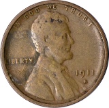 1911-S LINCOLN CENT