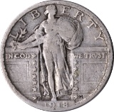 1918-S STANDING LIBERTY QUARTER