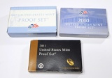 THREE (3) PROOF SETS - 2009, 2010, 2011